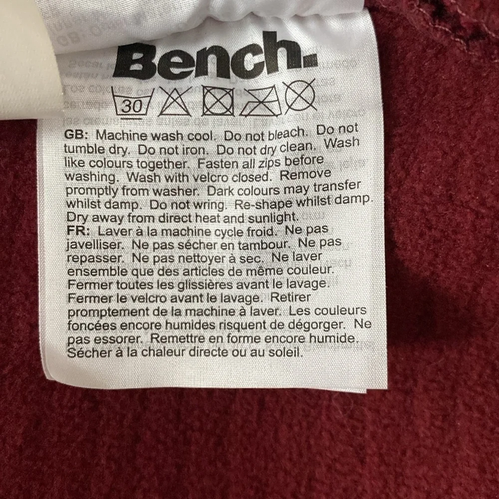 Bench - Women’s burgundy jacket - Picture 9 of 9